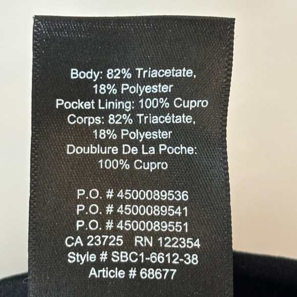 Aritzia Babaton Cohen Pants - Long Black Size 4 - Picture 6 of 8